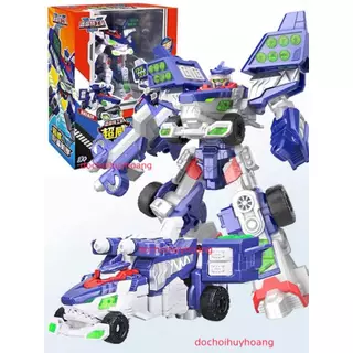 Đồ Chơi Siêu Robot Hộ Thần Rừng Xanh Cá Mập Cuồng Nộ Sharkross V Rangers Miniforce 5 Lực lượng nhí x siêu nhân nhí 5