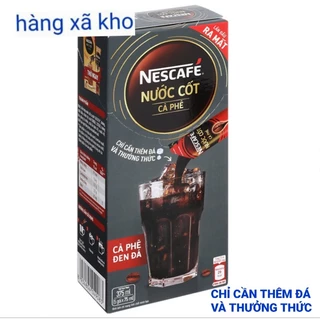 Hộp 375ml( 5 túi) Nescafe nước cốt cà phê đen đá ,hsd :1/2/2025