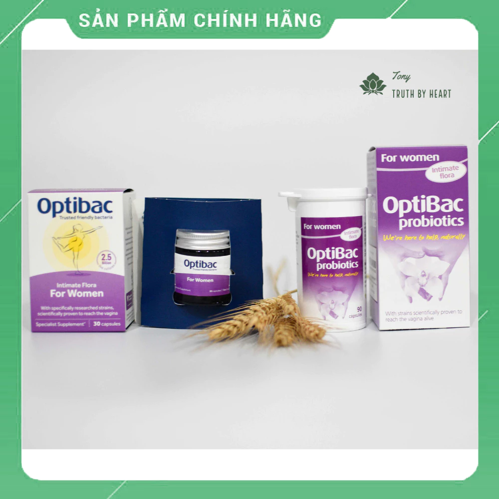 Men Vi Sinh Optibac Cho Phụ Nữ Của Anh (Optibac tím)