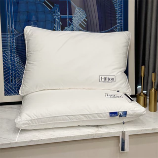 Ruột gối cotton HILTON nhập khẩu chính hãng Ruột gối được làm từ các sợi bông Micro chống đau mỏi vai gáy