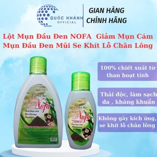 Lột Mụn Đầu Đen NOFA  Giảm Mụn Cám Ủ Mụn Đầu Đen Mũi Se Khít Lỗ Chân Lông Chính Hãng