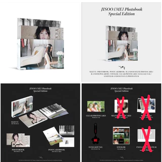 [CÓ SẴN, Hàng OFFICIAL] Bộ sưu tập ảnh JISOO [ME] Photobook Special Edition ( Rỗng )