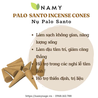 [RẺ NHẤT SÀN] Nụ Palo Santo - Hương nụ Gỗ Trắc Xanh (PaloSanto incense cóng) -Thanh lọc không gian -Thảo mộc thanh tẩy