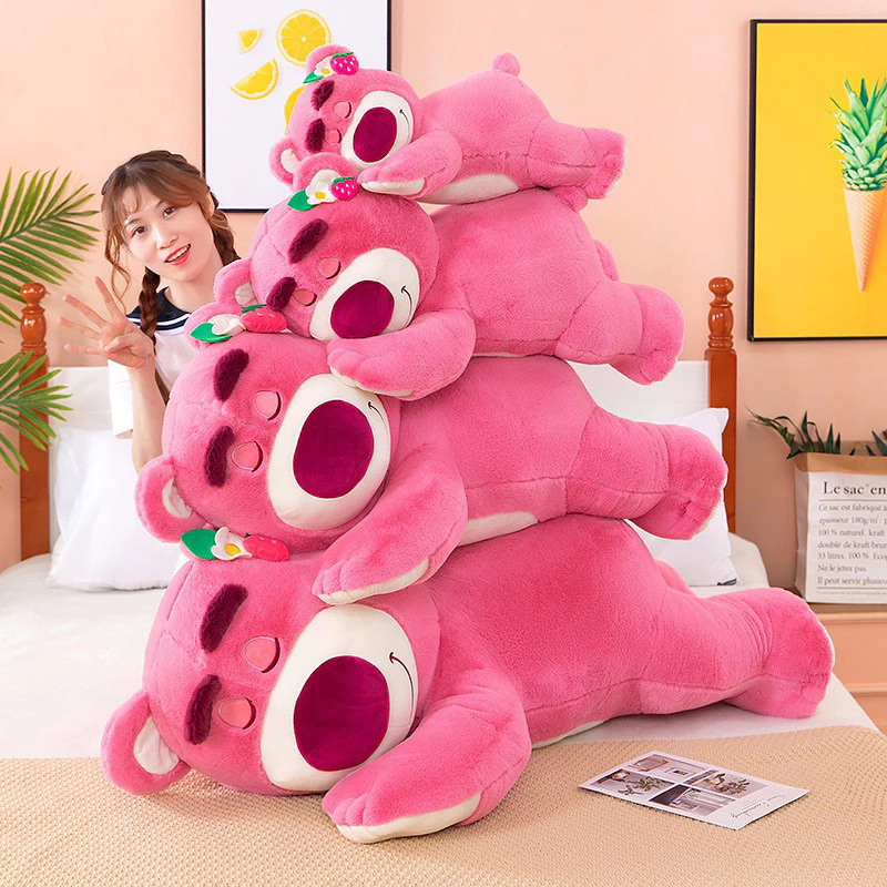 GẤU BÔNG PA PA HỒNG DỄ THƯƠNG GỐI ÔM NGỦ