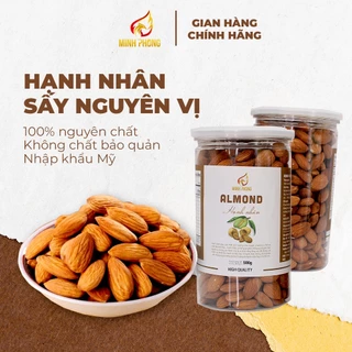 Hạnh Nhân Tách Lõi Size Lớn Chuẩn Sấy Nguyên Vị Phù Hợp Ăn Liền, Làm Sữa Hoặc Làm Bánh - Hạnh Nhân sấy Minh Phong Farm