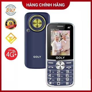Điện thoại Goly base 75 Pro 4G,màn hình lớn,cỡ chữ to,đèn pin kép - Hàng chính hãng