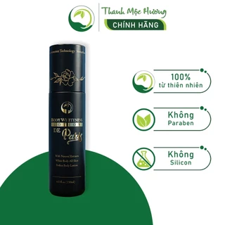 Kem Body Thanh Mộc Hương Whitening Lotion De Paris Dưỡng Ẩm Dưỡng Trắng Tự Nhiên Phục Hồi Tái Tạo Da Chính Hãng