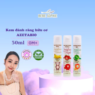 Kem đánh răng hữu cơ Azetabio cho bé từ sơ sinh - 7 tuổi