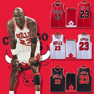 Bộ quần áo bóng rổ Michael Jordan 23 ( In tên + số) - Mùa giải mới nhất – Trang phục thi đấu bóng rổ Mẫu Mới nhất