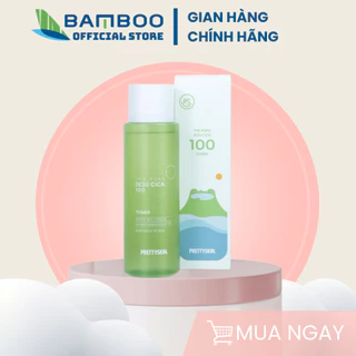 Nước hoa hồng cho da dầu mụn pretty skin 250ml - Hàn Quốc Toner rau má jeju dành giúp sạch mụn se khít lỗ chân lông