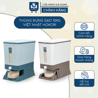 Thùng Đựng Gạo Thông Minh Công Nghệ Nhật Bản Việt Nhật - Chống Ẩm, Chống Mối Mọt, Dung Tích 10kg