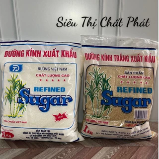 Đường Xuất Khẩu 1Kg Trắng/Vàng (Bọc Chống Sốc)