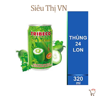 Trà bí đao tribeco Thùng 24 lon x 320ml