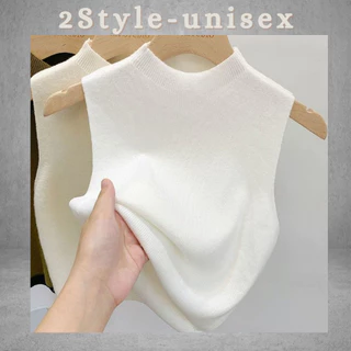 Áo len co dãn 4 chiều cổ lọ dáng baloox ôm body khoe eo siêu đẹp 2STYLE_UNISEX, áo kiểu nữ mặc thu đông siêu hợp