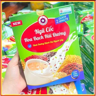 Bột Ngũ Cốc Tăng Cân Hoa Bạch Hải Đường 500 Gram - Mẫu Mới - Date 2024 - Dùng cho trẻ nhỏ - người già - người lớn