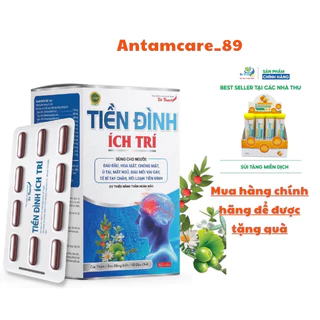 Viên hoạt huyết Tiền Đình Ích Trí Tất Thành Pharma tăng cường tuần hoàn não 60 viên