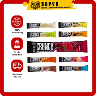 WARRIOR CRUNCH, RAW PROTEIN BAR - Bánh Protein Bổ Sung Protein, Phát Triển Cơ Bắp (1Thanh Bar)