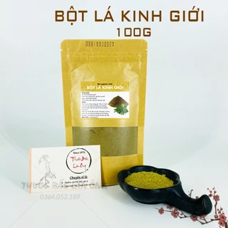 Bột lá kinh giới 100g, nguyên chất, khô, thơm, sạch  - Lãn Ông