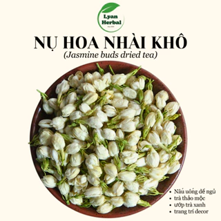 Nụ Hoa Nhài khô sấy lạnh (loại 1 không vụn) làm trà hoa nhài thơm,phối trà thảo mộc giúp ngủ ngon dể ngủ sâu giấc