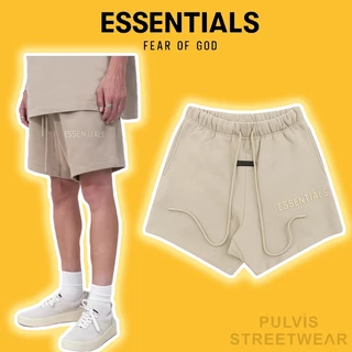 ⚡️[Mirror Quality] - Quần Short FOG Fear Of God ESSENTIALS SS23 Sweatshort Dusty Beige, Quần Short ESSENTIALS The Core