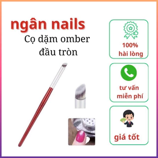 Cọ dặm ombre đầu tròn cán gỗ