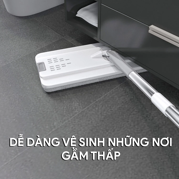 Cây Lau Nhà Tự Vắt Maxspect , Chổi Lau Nhà  Xoay 360 Độ, Bộ Cây Lau Nhà Tách Chiết Nước Bẩn Hiện Đại MaxSpectCL