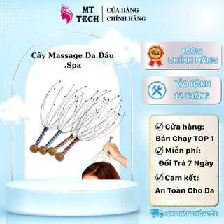 Cây Massage Da Đầu |12 Thư Giãn Masa Đầu Giảm Đau Mỏi Đầu.