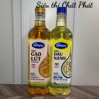 Dầu Ăn Simply Đậu Nành / Gạo Lứt 1L