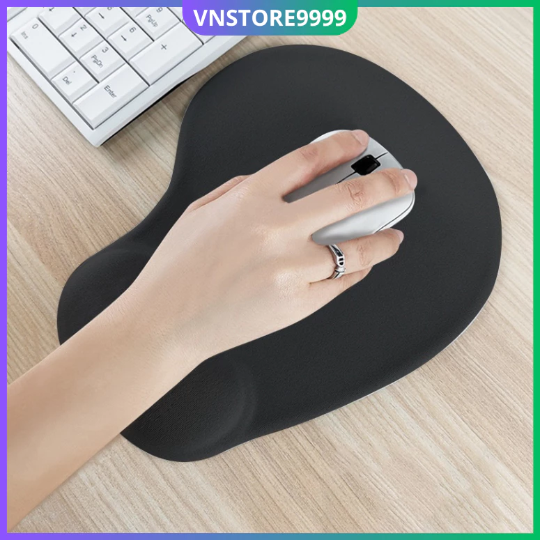 Lót chuột có đệm tay chống mỏi chất liệu silicon siêu mềm