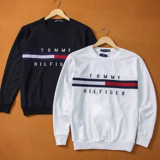 [S2] Áo nỉ Sweater Nam,Nữ Tommy in vạch chữ ký thiết kế hot trend Nam Nữ Thu Đông mẫu mới Hót Trend