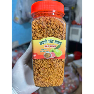 MUỐI ỚT TÂY NINH HŨ PET 500g- MUỐI ỚT CHAY LOẠI NGON  ĐẶC BIỆT