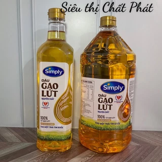 Dầu Simply Gạo Lứt 2L / 1L