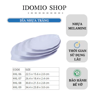 Dĩa Nhựa Melamine Hình Lá Fataco