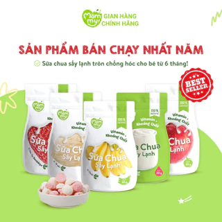 [DATE MỚI ] Sữa chua sấy lạnh Mămmy 5 vị: Tổ yến, Táo, Dâu, Chuối và Nguyên bảncho bé từ 6 tháng tuổimim là