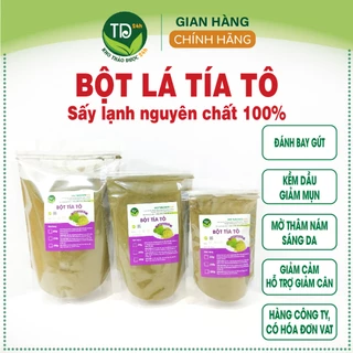 [500g] Bột lá tía tô sấy lạnh nguyên chất, cứu tinh cho người bị gout, dưỡng da, giải cảm, làm đẹp và sáng da mặt