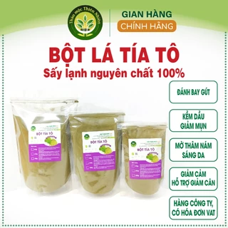 Bột tía tô nguyên chất 100%, làm da trắng sáng, tốt và phù hợp cho người ăn kiêng [100g-250g] l Kho thảo mộc thiên nhiên