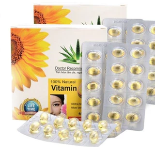 Vitamin E 400 trẻ hóa làn da, duy trì nội tiết (hộp 100 viên)