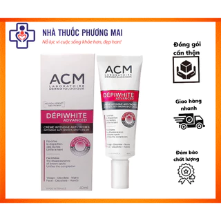 ✅[CHÍNH HÃNG] ACM Kem Bôi Làm Mờ Vết Nám, Sạm, Tàn Nhang, Đốm Nâu Depiwhite Advanced Cream 40ml