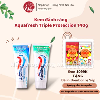 Kem đánh răng Aquafresh Triple Protection 140g hàng nội địa Nhât Bản - Nếp shop - nepshop1