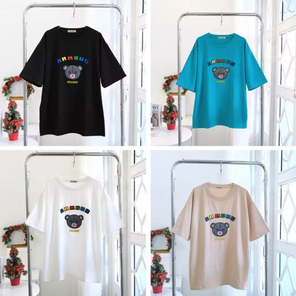 Áo Thun Tay Lỡ Chất Cotton Nhiều Mẫu - Áo phông form rộng Kyubi Collection