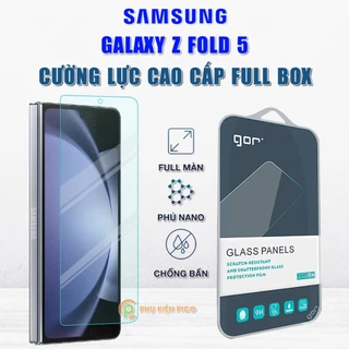 Kính cường lực Samsung Z Fold 5 full màn hình chính hãng Gor phủ nano - Dán màn hình phụ Samsung Galaxy Z Fold 5