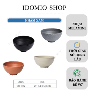 Chén Cơm Nhựa Melamine Nhám