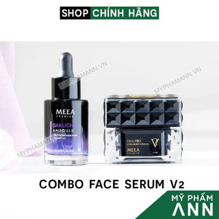 Kem Face Collagen DNA Pro V2 Cá Hồi 30g và Tinh Chất Ampoule Saffron MeeA Organic Chính hãng