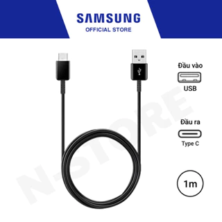 Cáp sạc Samsung 15w Type C và Micro chính hãng màu đen trắng dài 1m bảo hành 6 tháng