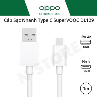 Cáp Sạc OPPO Type C Super VOOC DL129 - Hàng Chính Hãng