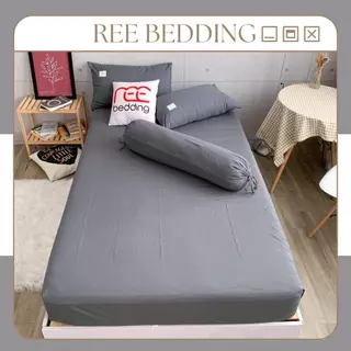 Bộ ga giường 4 món CTC33 kèm vỏ ôm Cotton TC REE Bedding đủ size nệm 1m2, 1m4, 1m6, 1m8, 2m