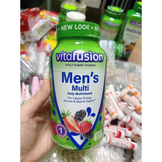 Kẹo dẻo Vitamin Vitafusion Men’s Complete 150 viên Mẫu mới