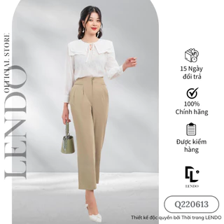 Quần công sở LENDO chất liệu twill silk co dãn cao cấp Q220613