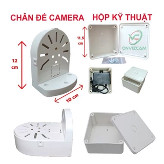 Chân đế camera, hộp kỹ thuật bằng nhựa ABS chắc chắn, chống nước bảo vệ nguồn, lắp đặt cho camera