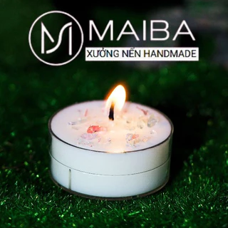 Nến Thơm Tealight Nhỏ Mini Handmade An Toàn Khử Mùi Thư Giãn Hình Tròn